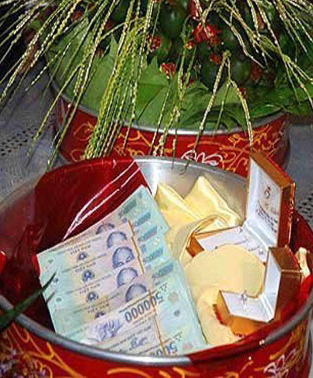 Chuẩn bị lễ ăn hỏi theo phong tục miền Nam