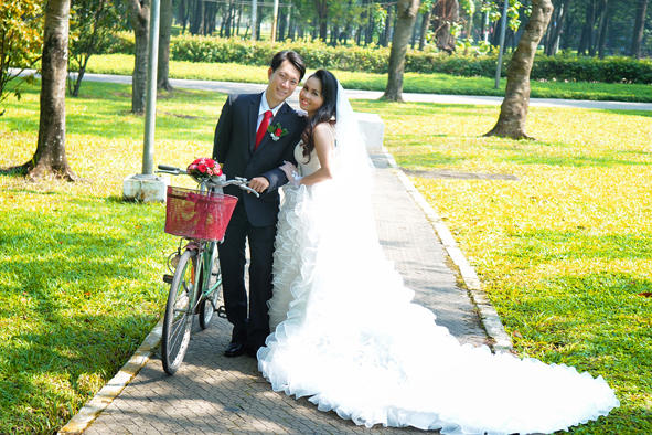 Ngoại cảnh công viên Gia Định